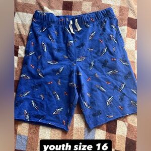 The Children's Place Blue Skateboard Print Shorts